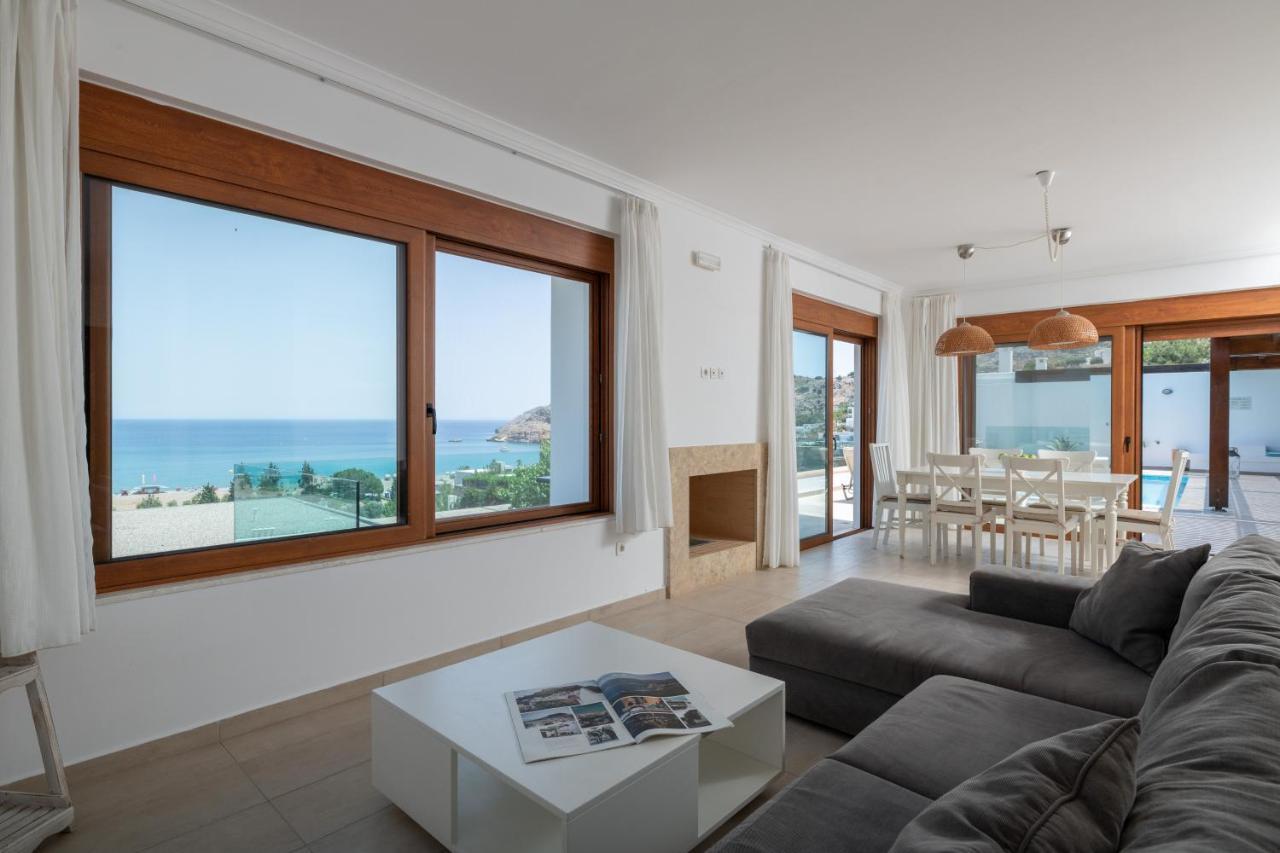 Villa Milena With Private Pool, Vlicha Beach Lindos מראה חיצוני תמונה